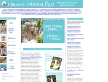 Tablet Screenshot of hawaiianweddingshop.com